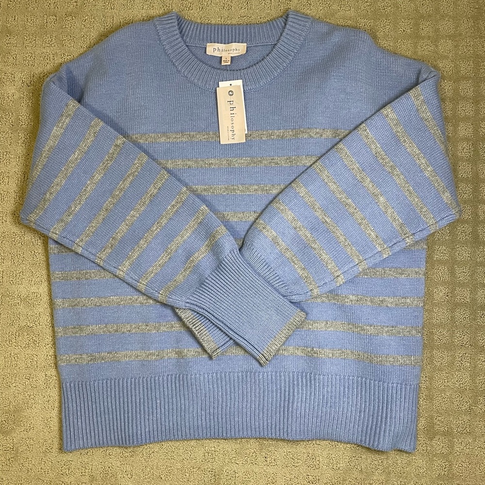 Philosophy striped sweater